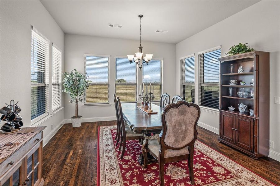 Furnished interior view inside a new home in , Blue Ridge (Image 36).