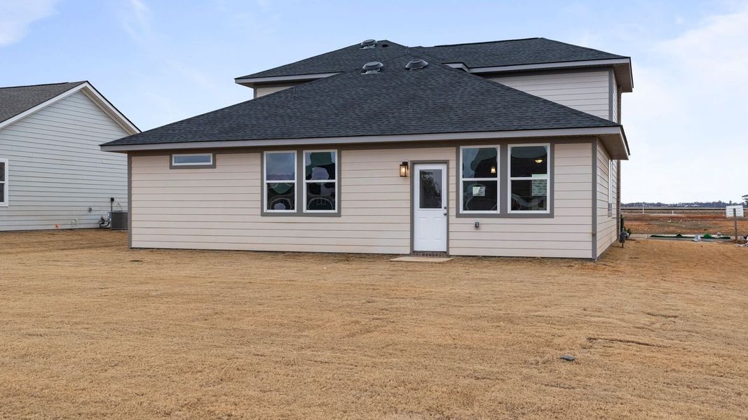 Representative exterior details of a home built from the The Stella by Davidson Homes LLC in Ivy Glen, Perry (Image 3).