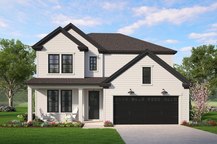 Front exterior of a new home in , Moncks Corner, SC, highlighting curb appeal (Image 1).