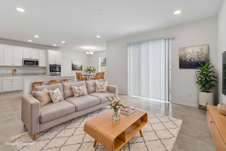 Family Room - Virtually Staged
