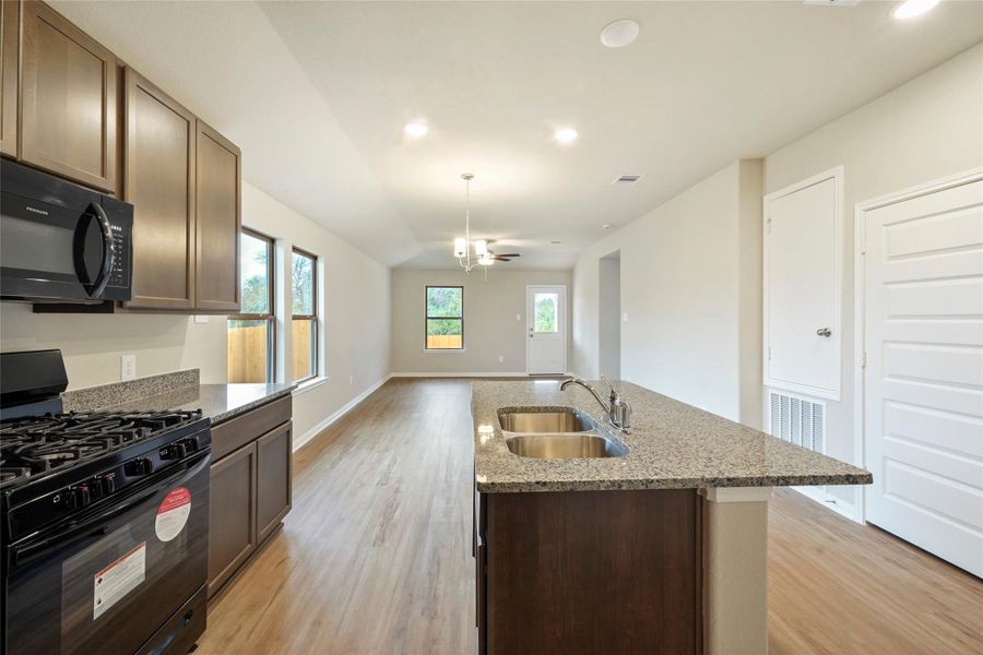 Furnished interior view inside a new home in Lexington Heights, Willis (Image 4). Furnished interior view inside a new home in Lexington Heights, Willis (Image 4).