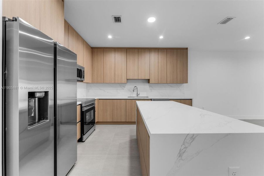 Furnished interior view inside a new home in , Miami (Image 6).