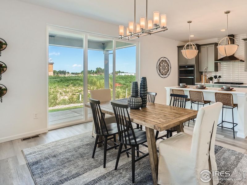 Furnished interior view inside a new home in Hidden Creek, Frederick (Image 9).