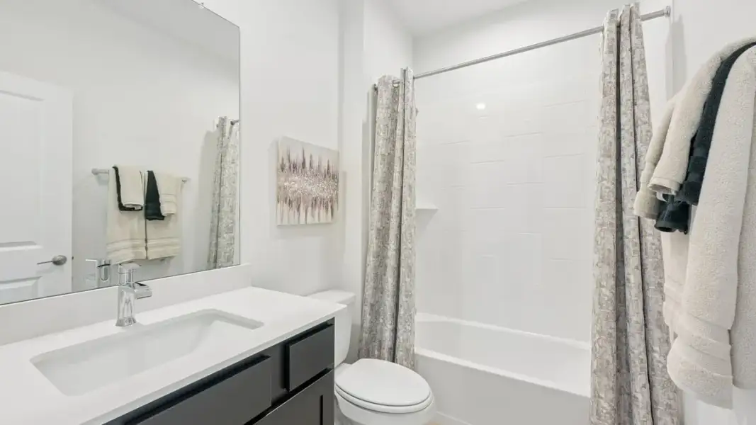 Furnished interior view inside a new home in Evergreen, Rosenberg (Image 22).
