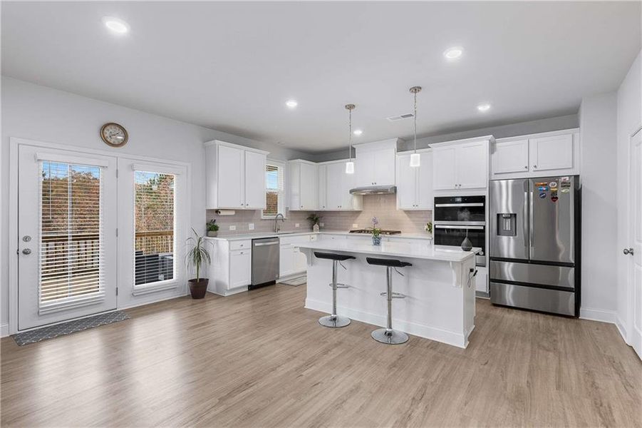 Furnished interior view inside a new home in Carmichael Farms, Canton (Image 6).