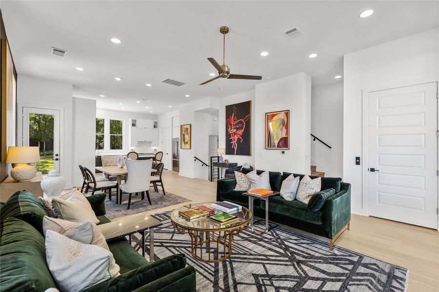 Furnished interior view inside a new home in , Austin (Image 6).