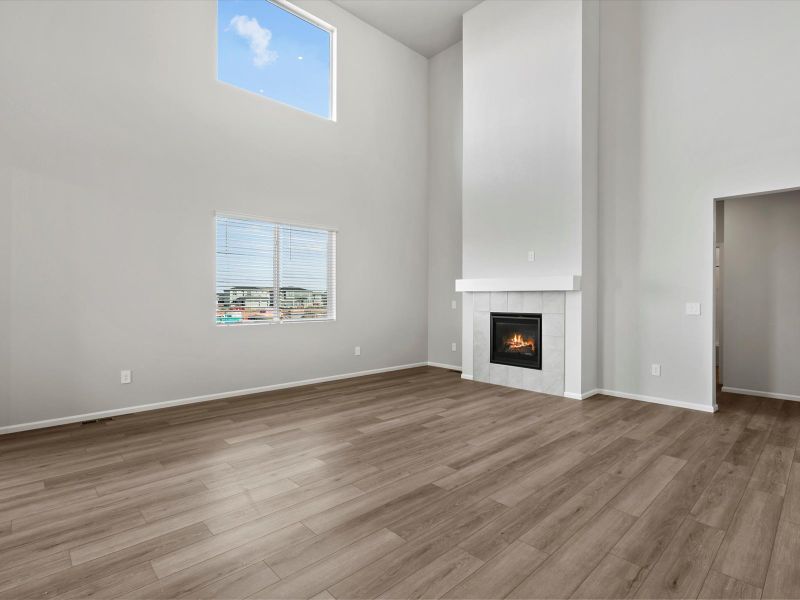 Spacious, unfurnished interior of a new home in Poudre Heights: The Alpine Collection, Windsor (Image 16).