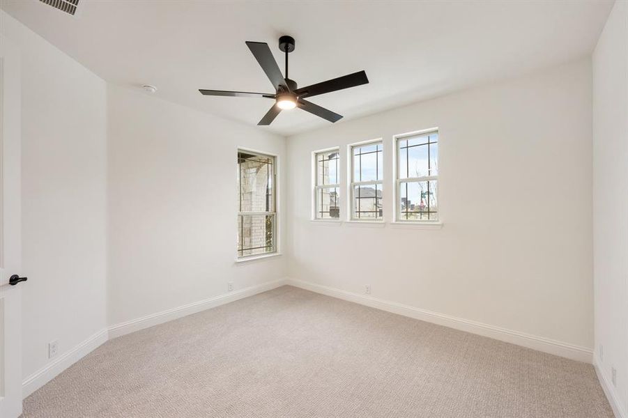 Spacious, unfurnished interior of a new home in Windsong Ranch Classic 61, Prosper (Image 38). Spacious, unfurnished interior of a new home in Windsong Ranch Classic 61, Prosper (Image 38).