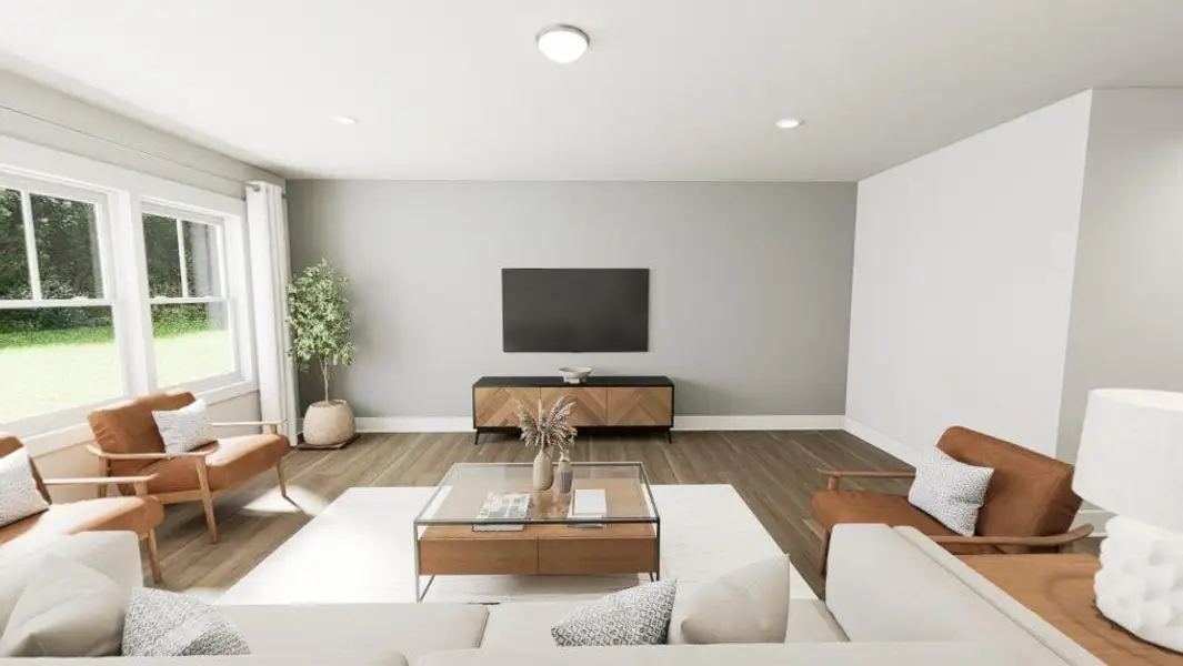 Furnished interior view inside a new home in Golden Gate, High Point (Image 3).