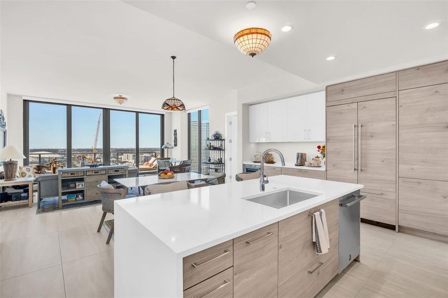 Furnished interior view inside a new home in , St. Petersburg (Image 39).