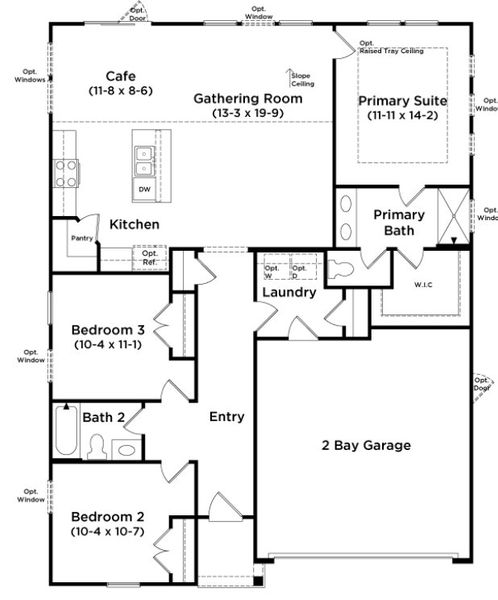 2D floor plan layout for the Easton by DRB Homes in Chestnut Farms, Longs, SC (Image 3). 2D floor plan layout for the Easton by DRB Homes in Chestnut Farms, Longs, SC (Image 3).