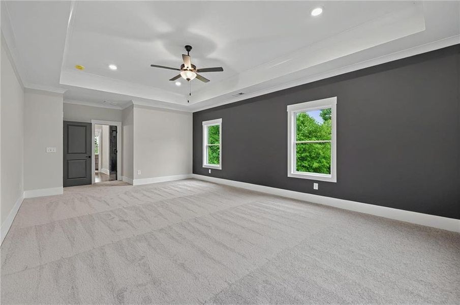 Spacious, unfurnished interior of a new home in SteepleChase, Hoschton (Image 32).