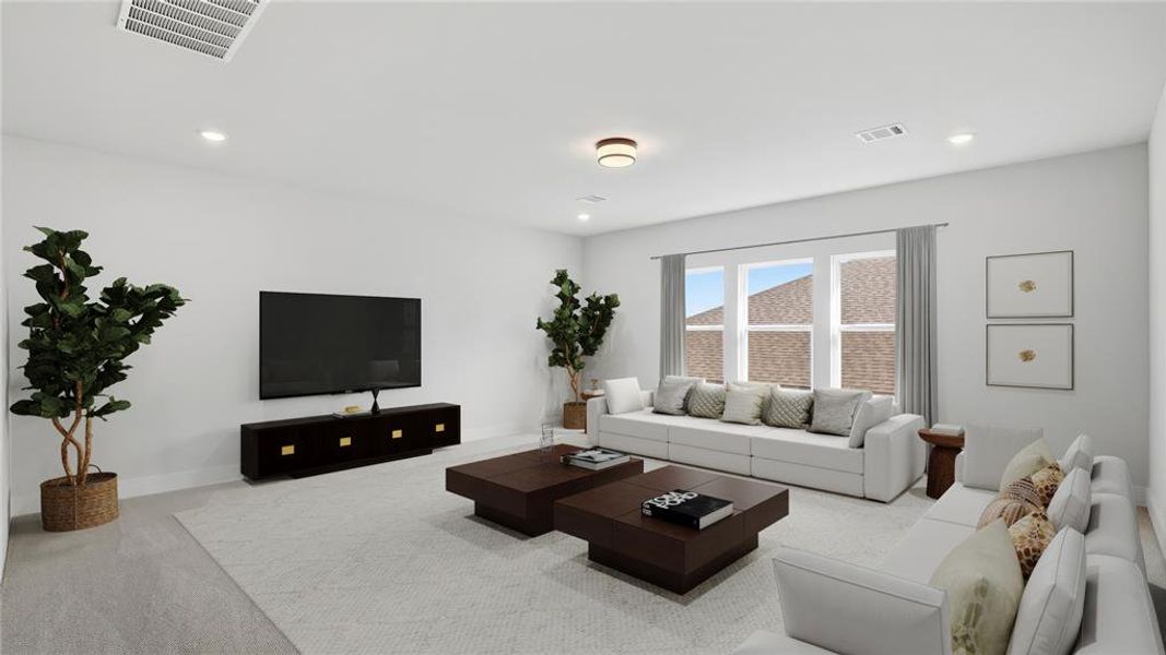 Furnished interior view inside a new home in Talon Hills, Fort Worth (Image 10).