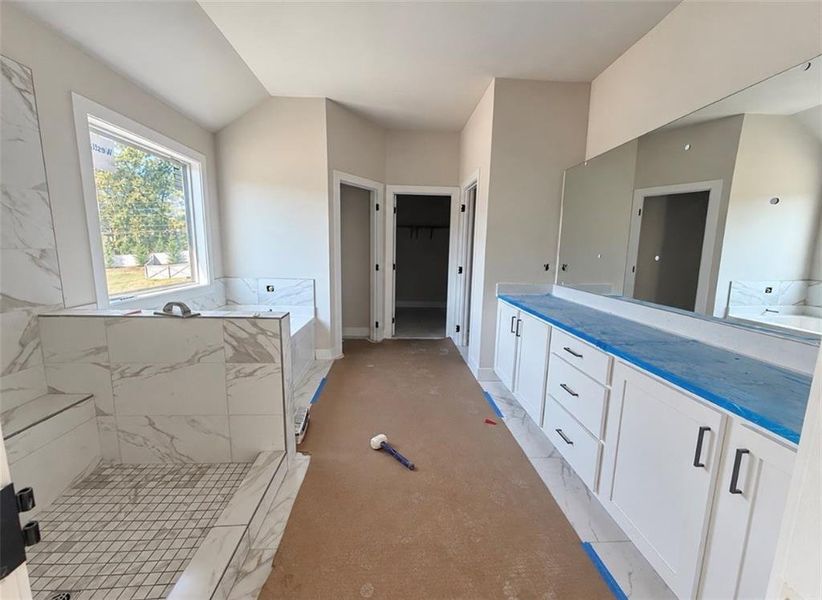 In-progress construction of a new home in , Hoschton, GA (Image 18).