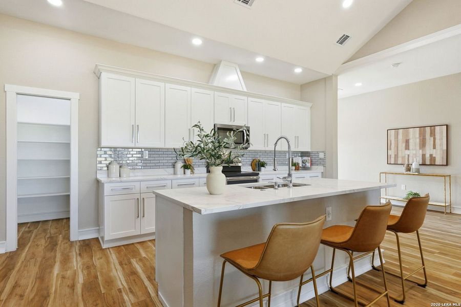 Furnished interior view inside a new home in , Atascosa (Image 34).