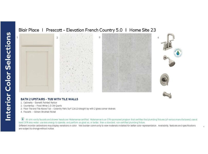 Upstairs Jack & Jill bath