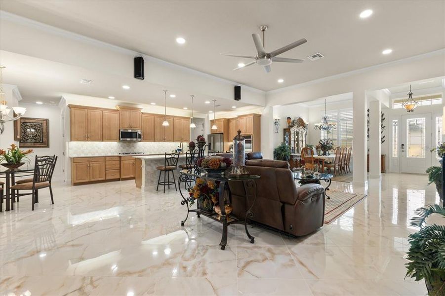 Furnished interior view inside a new home in , Apopka (Image 34).