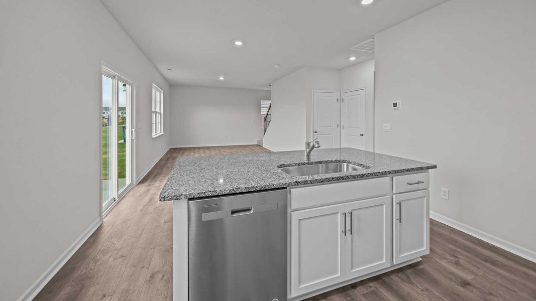 Furnished interior view inside a new home in Ridgewood Farms, Winterville (Image 8).