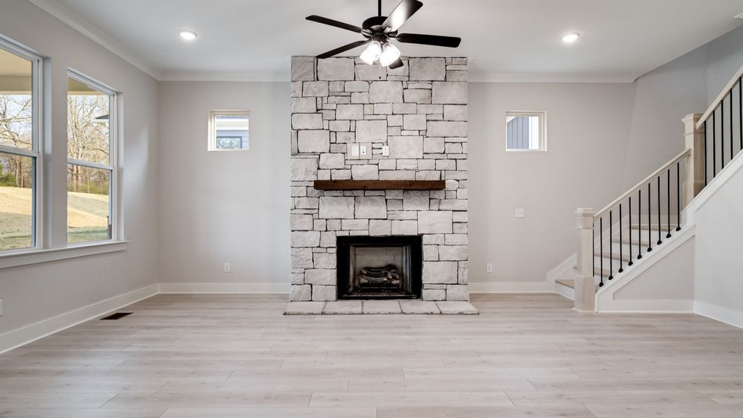 Furnished interior view inside a new home in Richvale Estates, Fairview (Image 25).