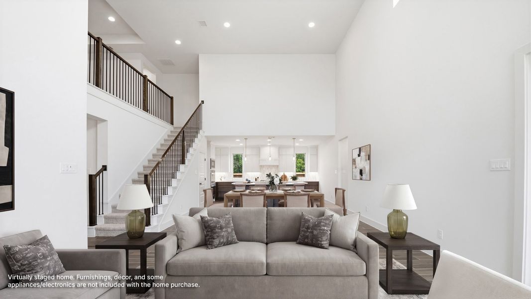 Furnished interior view inside a new home in The Parks at Wilson Creek, Celina (Image 6).
