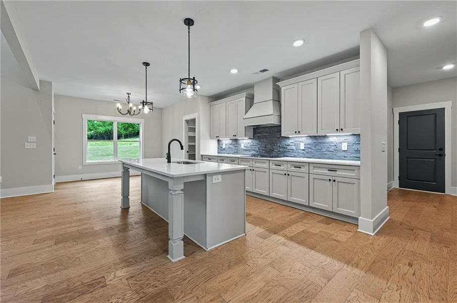 Furnished interior view inside a new home in SteepleChase, Hoschton (Image 5).
