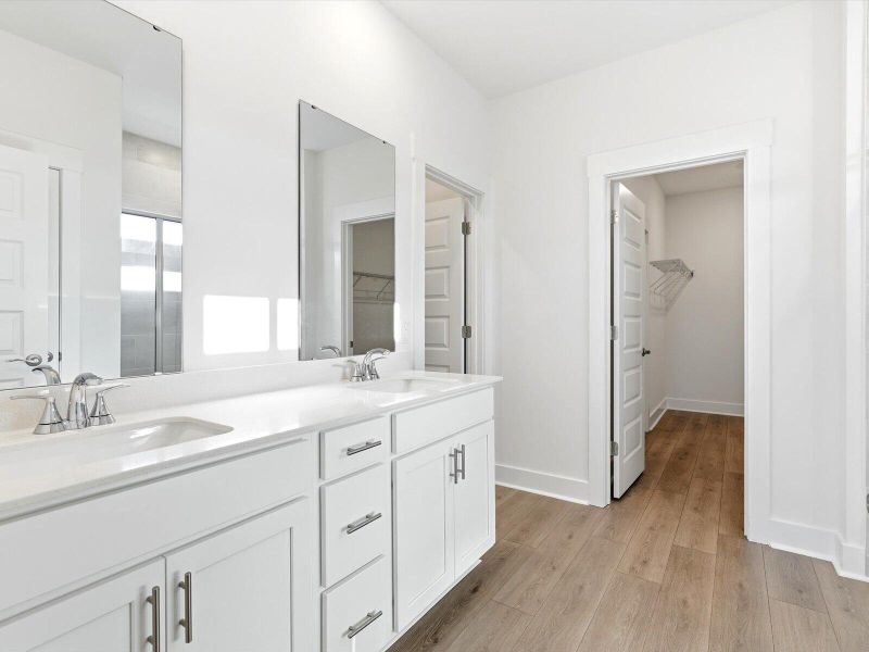 Furnished interior view inside a new home in The Coves at Lakes of Cane Bay, Summerville (Image 19). Furnished interior view inside a new home in The Coves at Lakes of Cane Bay, Summerville (Image 19).