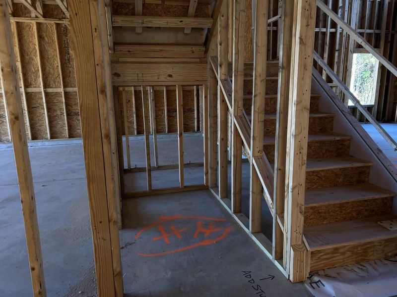 In-progress construction of a new home in Tea Farm: Presidents Series, Ravenel, SC (Image 41).