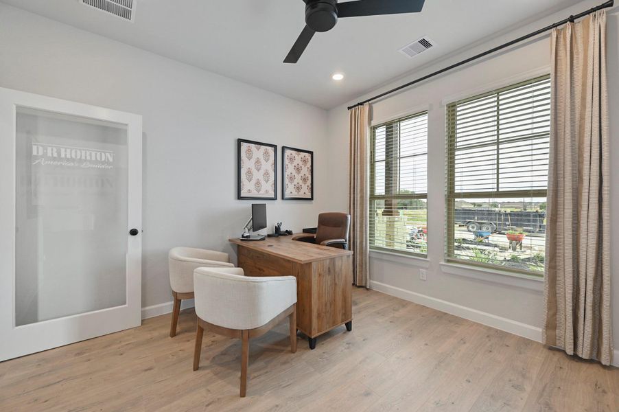 Furnished interior view inside a new home in Wellborn Settlement, College Station (Image 9). Furnished interior view inside a new home in Wellborn Settlement, College Station (Image 9).