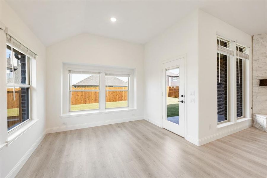 Spacious, unfurnished interior of a new home in Meadow Vista 60-65, Anna (Image 28). Spacious, unfurnished interior of a new home in Meadow Vista 60-65, Anna (Image 28).