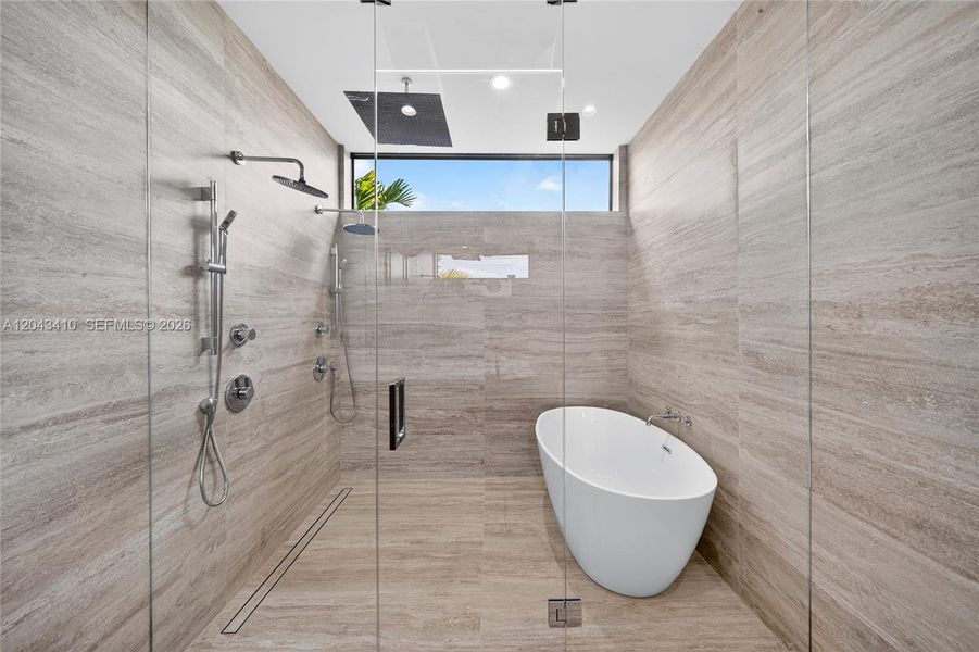 Furnished interior view inside a new home in , Miami (Image 16).