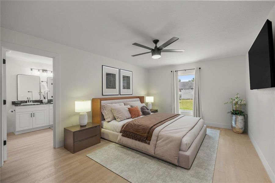 Furnished interior view inside a new home in , Belleview (Image 12).