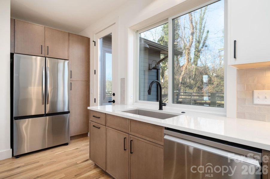 Back Deck Access from the Kitchen