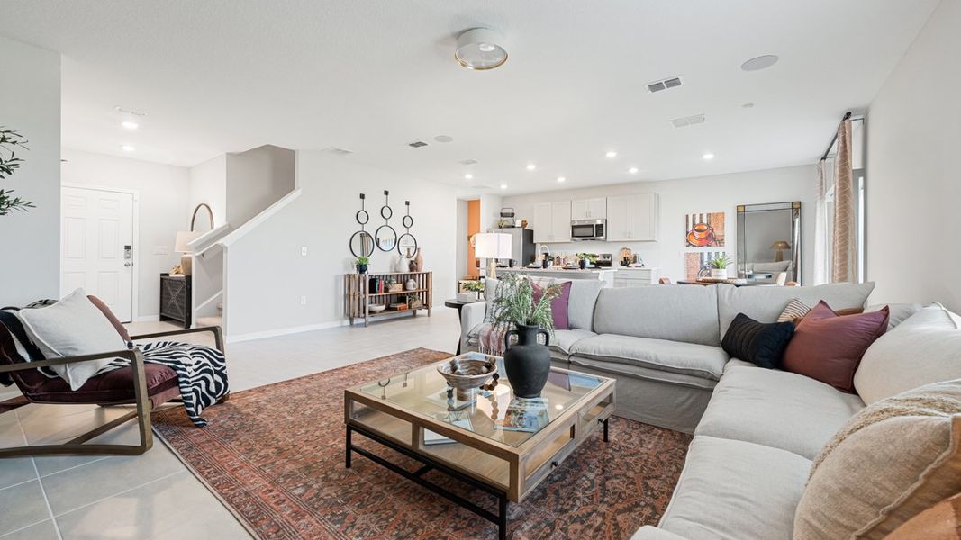 Representative furnished interior of a home built from the Maple by Taylor Morrison in Cove at Coasterra, Palmetto (Image 10).