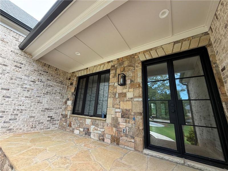 Exterior details and patio area of a home in , Marietta (Image 4).