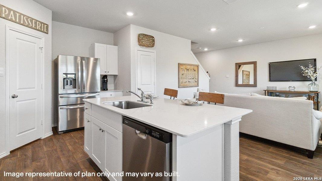 Furnished interior view inside a new home in Veranda, San Antonio (Image 37).