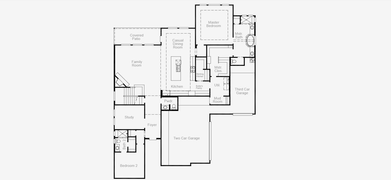 2D floor plan layout for the Hallsburg by Coventry Homes in Palmera Ridge, Leander, TX (Image 3). 2D floor plan layout for the Hallsburg by Coventry Homes in Palmera Ridge, Leander, TX (Image 3).