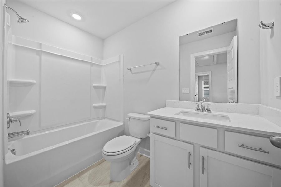 Furnished interior view inside a new home in Creek Ridge - Heritage Collection, Spartanburg (Image 7).