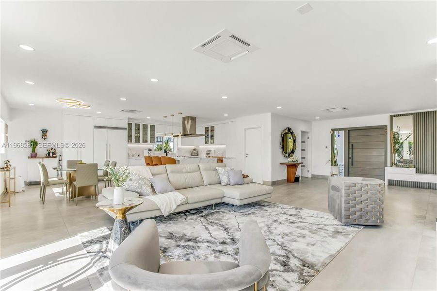 Furnished interior view inside a new home in , Surfside (Image 32).