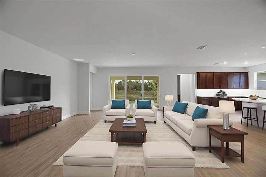 Furnished interior view inside a new home in Seaire, Parrish (Image 10).