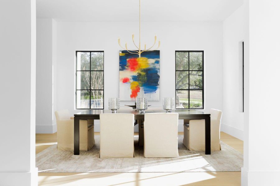 Furnished interior view inside a new home in , Austin (Image 8).