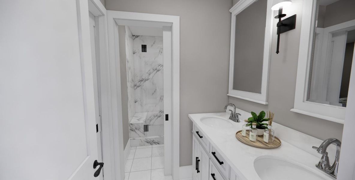 Furnished interior view inside a new home in , Dripping Springs (Image 19).