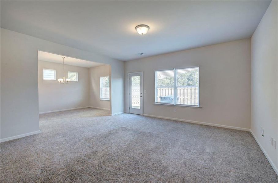 Spacious, unfurnished interior of a new home in , Cartersville (Image 35).