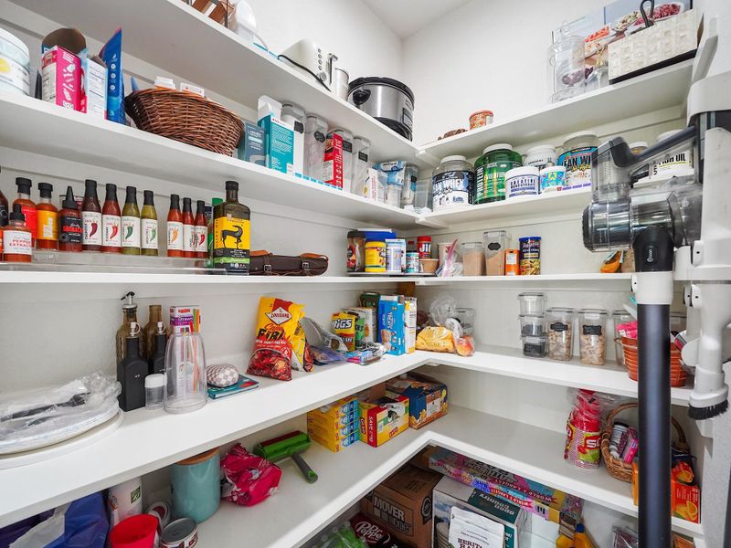 THE KITCHEN HAS AN AWESOME WALK-IN PANTRY!