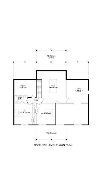 2D floor plan layout of this home in , Hiawassee, GA (Image 3).