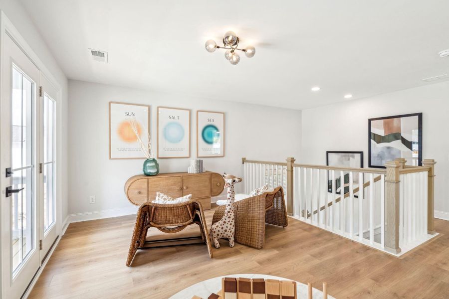 Furnished interior view inside a new home in Sweetgrass Station, Summerville (Image 52). Furnished interior view inside a new home in Sweetgrass Station, Summerville (Image 52).