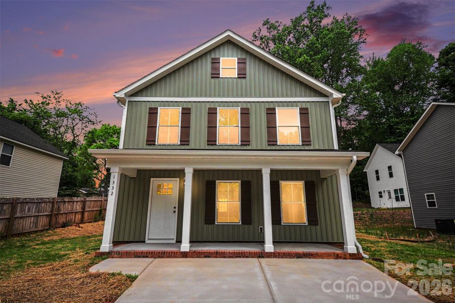 Front exterior of a new home in , Kannapolis, NC, highlighting curb appeal (Image 16).