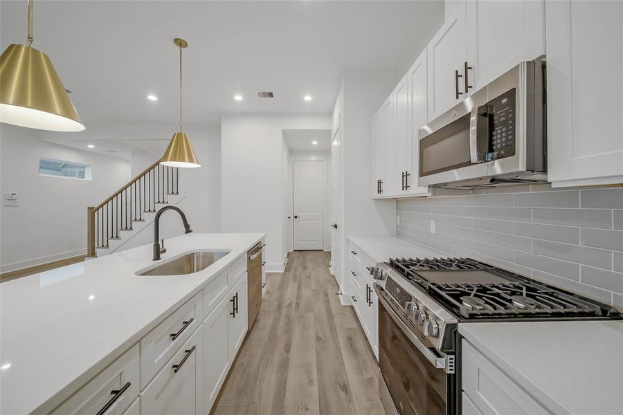 Furnished interior view inside a new home in , Houston (Image 10).