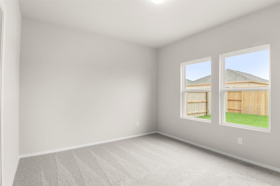 Empty room with carpet