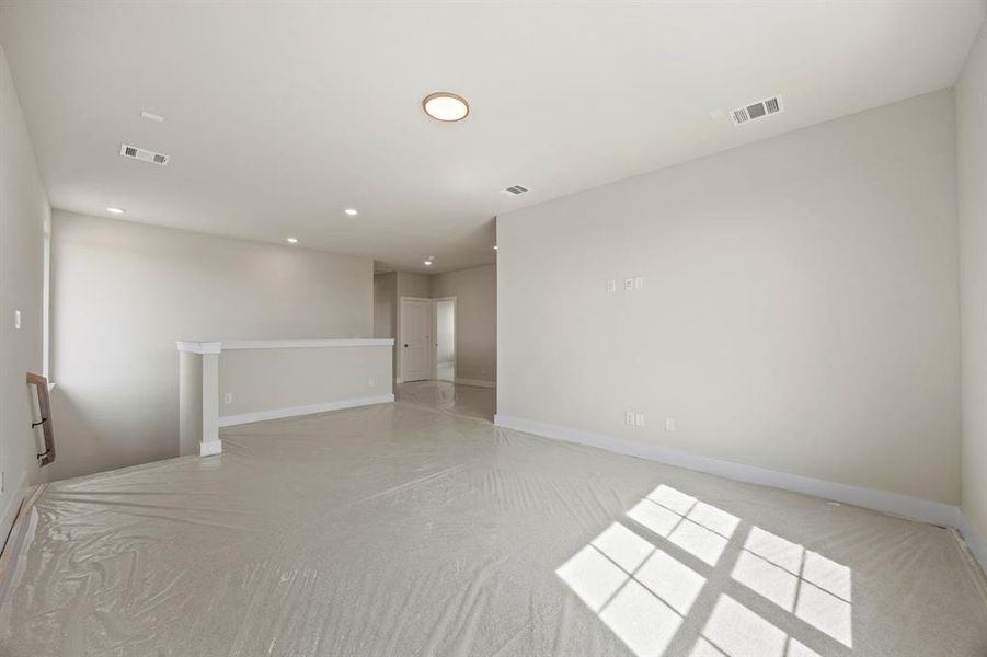 Spacious, unfurnished interior of a new home in The Heights at Uptown Celina, Celina (Image 15). Spacious, unfurnished interior of a new home in The Heights at Uptown Celina, Celina (Image 15).