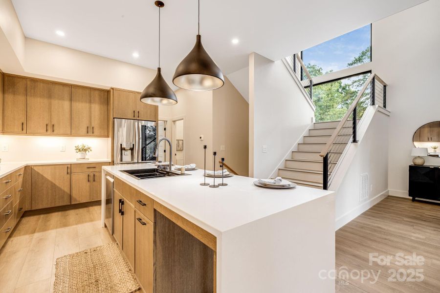 Furnished interior view inside a new home in , Asheville (Image 16). Furnished interior view inside a new home in , Asheville (Image 16).